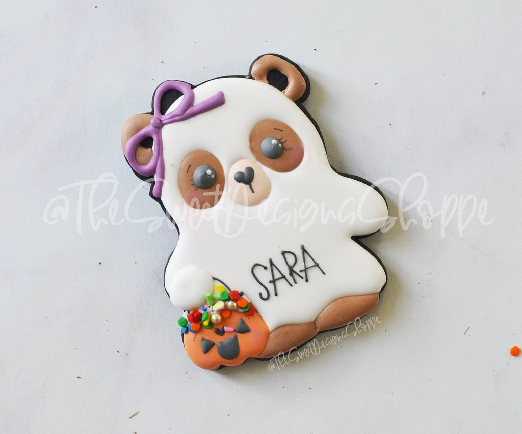 Cookie Cutters - Girly Bear Ghost - Cookie Cutter - The Sweet Designs Shoppe - TSDS - - ALL,Animal,Animals,Animals and Insects,Cookie Cutter,halloween,kids,Kids / Fantasy,Promocode