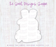 Cookie Cutters - Girly Bunny Carrot Plaque LM - Cookie Cutter - The Sweet Designs Shoppe - TSDS - - ALL,Animal,animal plaque,Animals,Animals and Insects,Bunny,Cookie Cutter,Easter,Easter / Spring,Lady Milk Stache,Lady MilkStache,LadyMilkStache,Plaque,Plaques,Promocode,STL