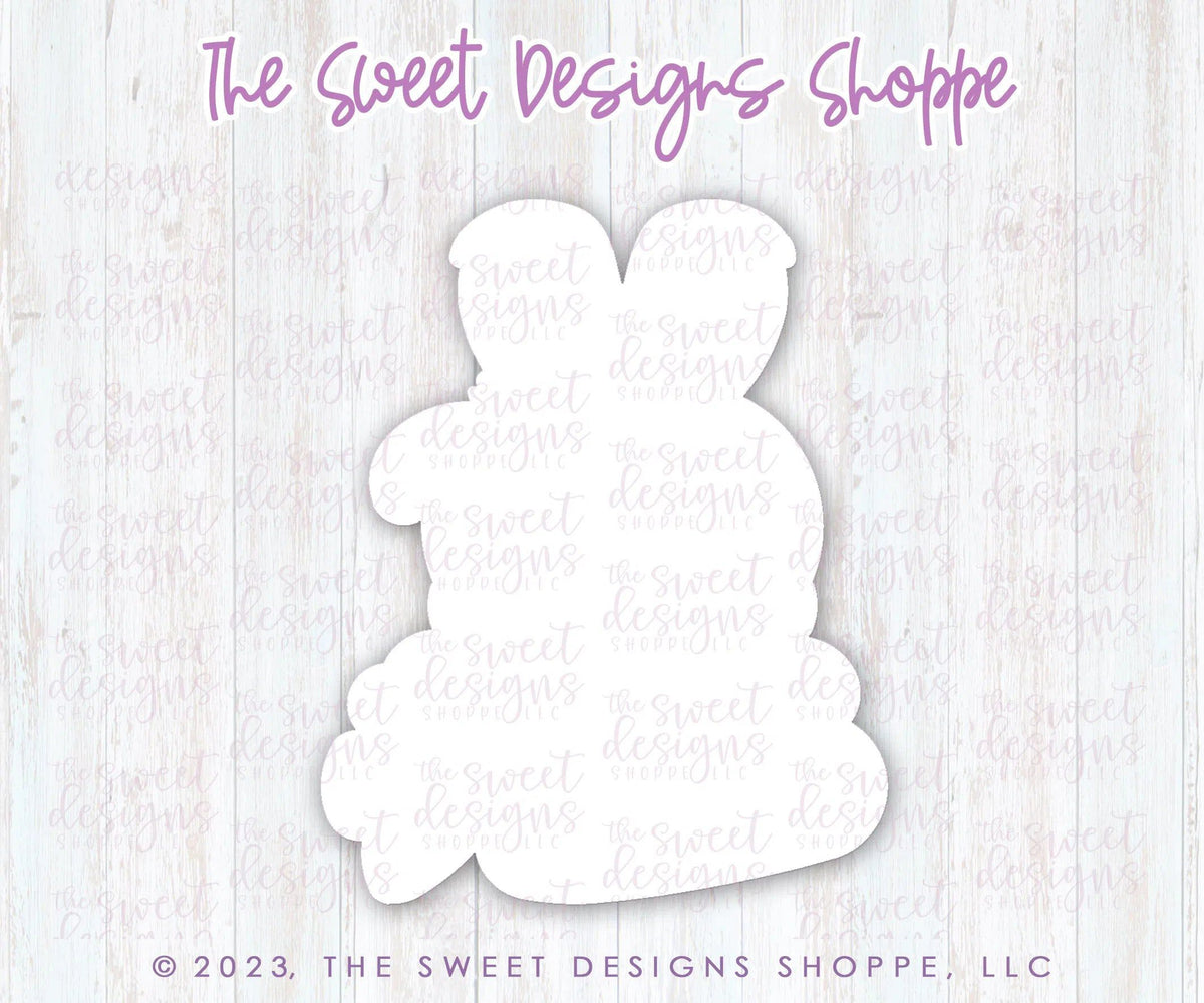 Cookie Cutters - Girly Bunny Carrot Plaque LM - Cookie Cutter - The Sweet Designs Shoppe - TSDS - - ALL,Animal,animal plaque,Animals,Animals and Insects,Bunny,Cookie Cutter,Easter,Easter / Spring,Lady Milk Stache,Lady MilkStache,LadyMilkStache,Plaque,Plaques,Promocode,STL