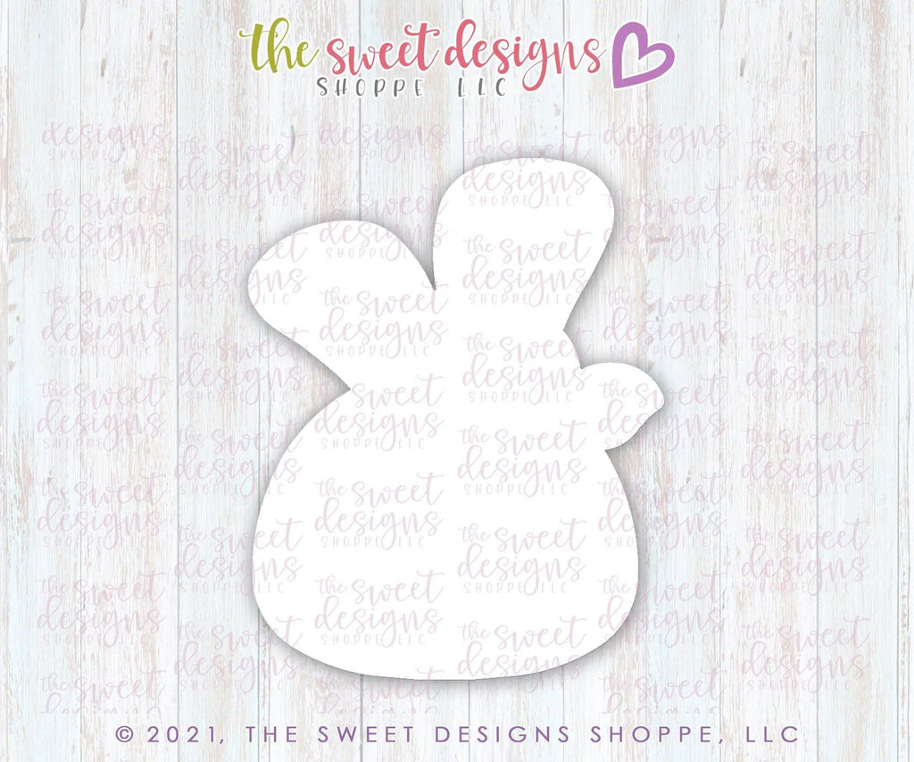 Cookie Cutters - Girly Bunny Face - Cookie Cutter - The Sweet Designs Shoppe - TSDS - - ALL,Animal,Animals,Animals and Insects,Cookie Cutter,easter,Easter / Spring,Promocode