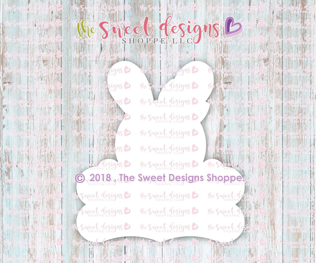 Cookie Cutters - Girly Bunny Plaque 2018 - Cookie Cutter - Sweet Designs Shoppe - - ALL, Animals, Cookie Cutter, Easter, Easter / Spring, Personalized, Plaque, Promocode, Valentines