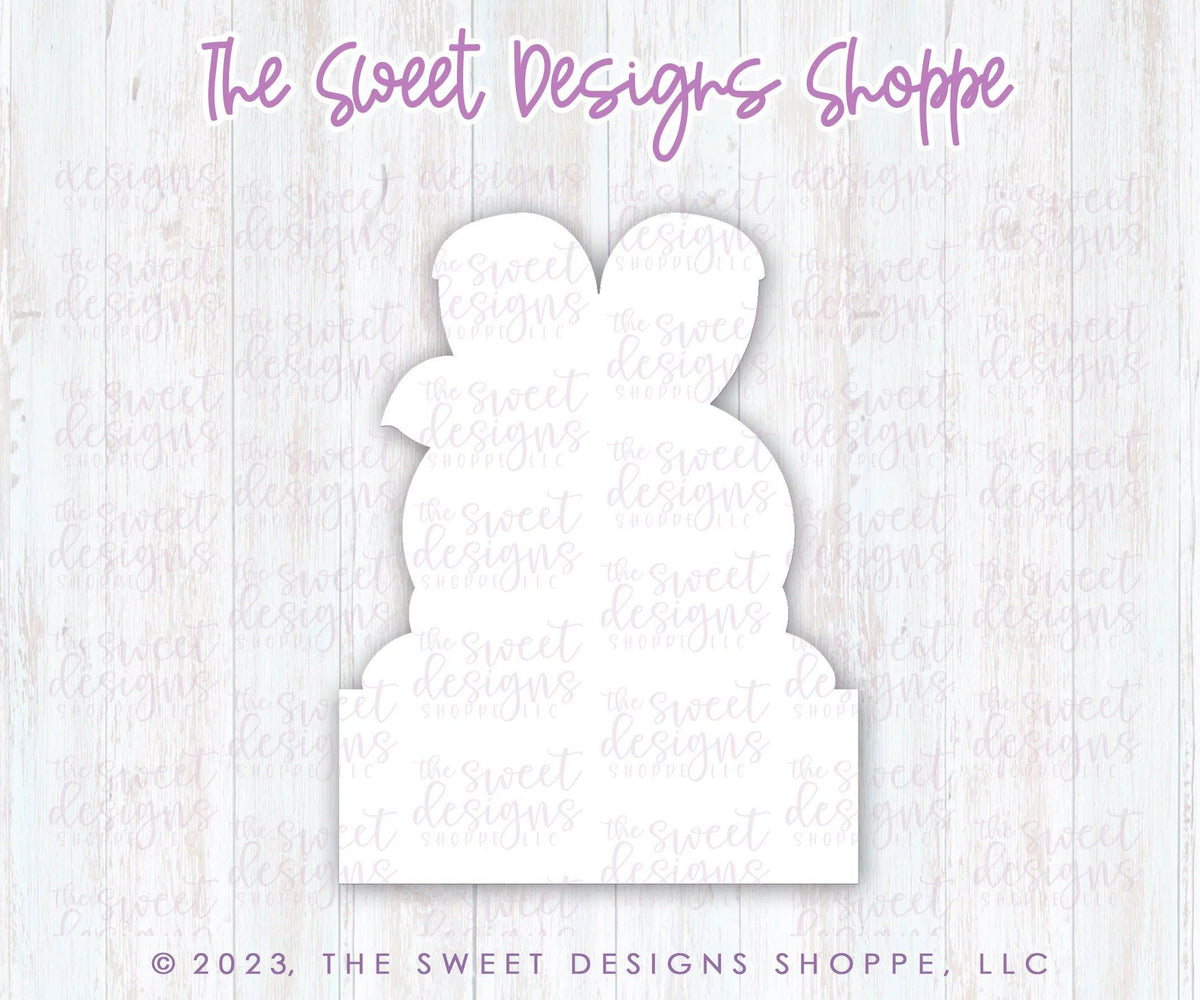 Cookie Cutters - Girly Bunny Plaque LM - Cookie Cutter - The Sweet Designs Shoppe - TSDS - - ALL,Animal,animal plaque,Animals,Animals and Insects,Bunny,bunnypeep,Cookie Cutter,Easter,Easter / Spring,Lady Milk Stache,Lady MilkStache,LadyMilkStache,Plaque,Plaques,Promocode,STL