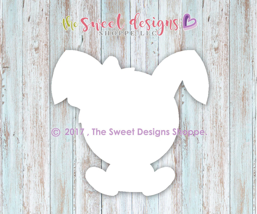 Cookie Cutters - Girly Bunny v2- Cookie Cutter - Sweet Designs Shoppe - - ALL, Animal, Animals, Bunny, Cookie Cutter, Easter, Easter / Spring, Promocode
