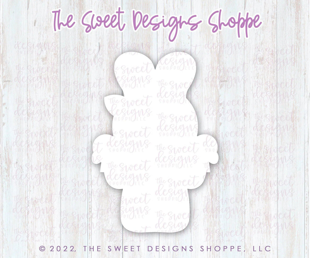 Cookie Cutters - Girly Bunny with Bunting - Cookie Cutter - The Sweet Designs Shoppe - TSDS - - ALL,Animal,Animals,Animals and Insects,Cookie Cutter,easter,Easter / Spring,Promocode