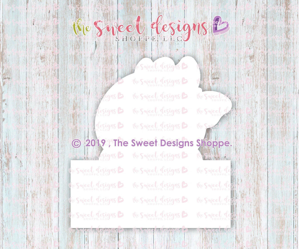 Cookie Cutters - Girly Chick Plaque - Cookie Cutter - Sweet Designs Shoppe - - ALL, Animal, Cookie Cutter, Customize, Easter, Easter / Spring, easter collection 2019, Plaque, Promocode