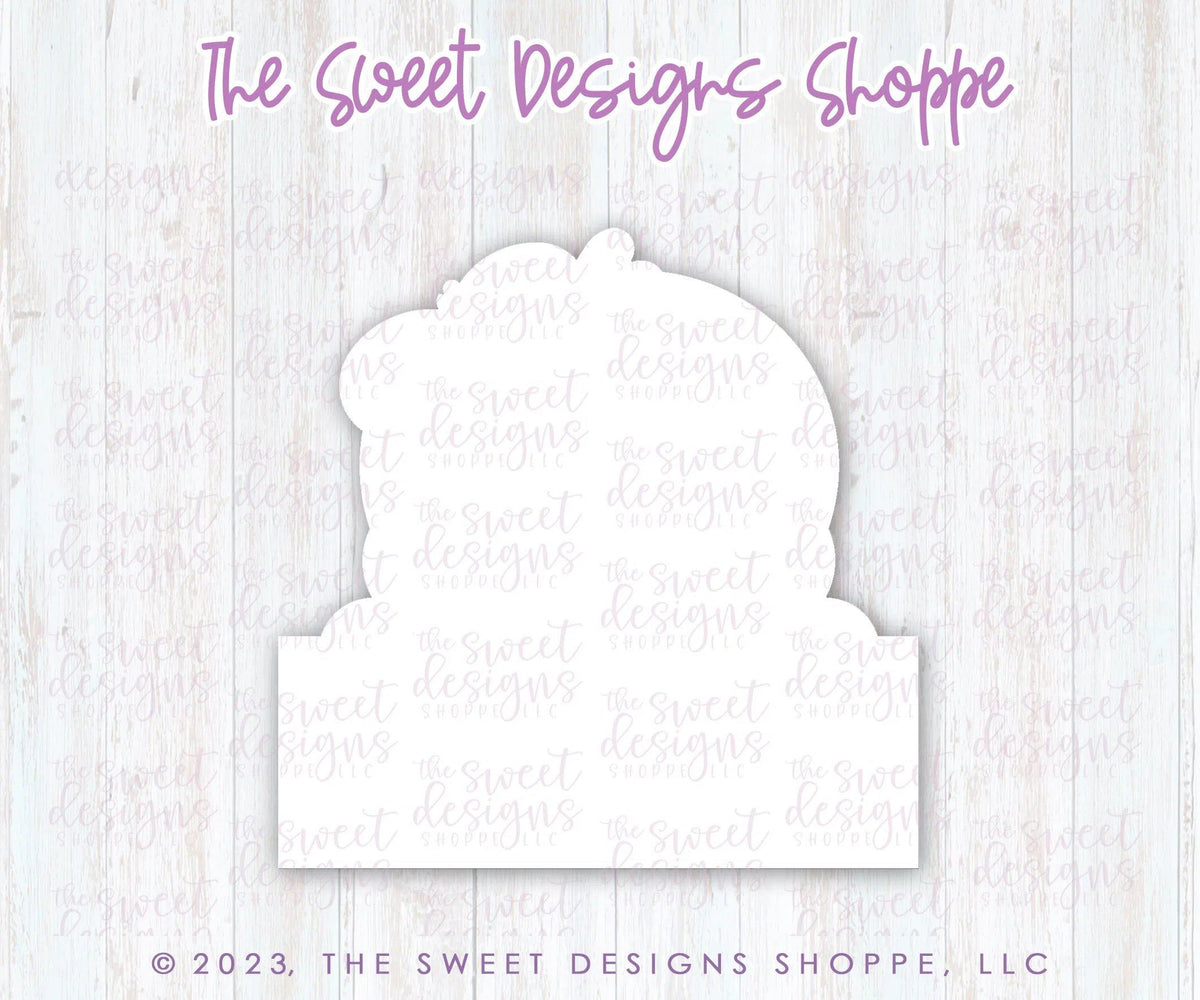 Cookie Cutters - Girly Chick Plaque LM - Cookie Cutter - The Sweet Designs Shoppe - TSDS - - ALL,Animal,animal plaque,Animals,Animals and Insects,Chick,Cookie Cutter,Easter,Easter / Spring,Lady Milk Stache,Lady MilkStache,LadyMilkStache,Plaque,Plaques,Promocode,STL