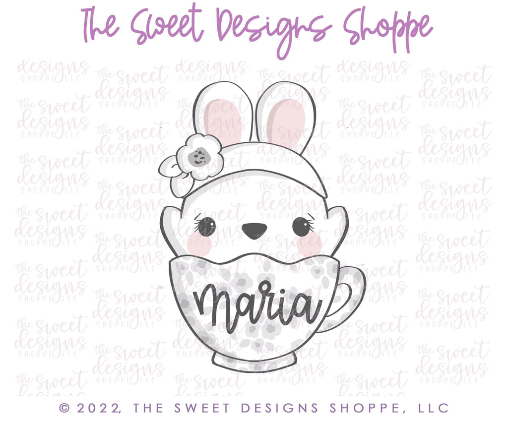 Cookie Cutters - Girly Cute Chick in Mug - Cookie Cutter - The Sweet Designs Shoppe - - ALL, Animal, Animals, Animals and Insects, bunny, Cookie Cutter, easter, Easter / Spring, mug, mugs, Promocode