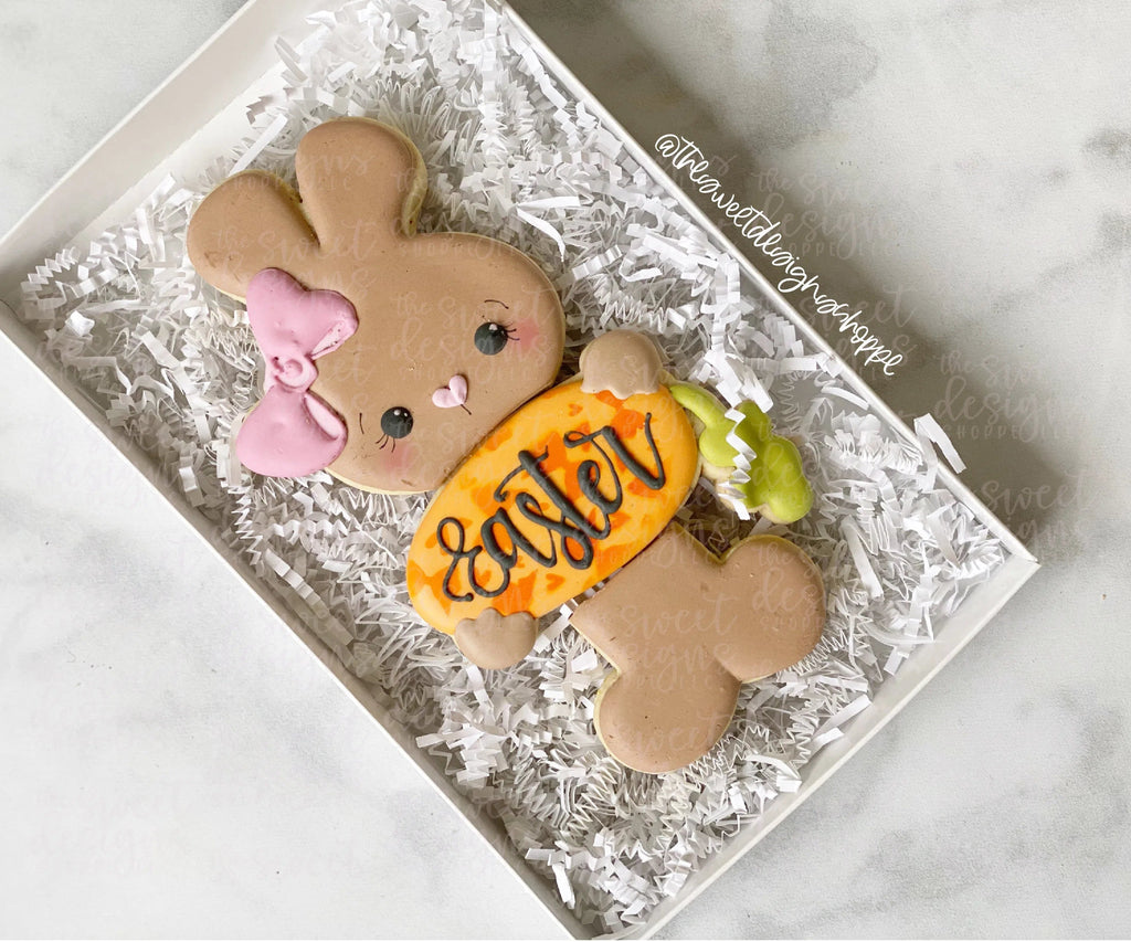 Cookie Cutters - Girly Easter Bunny Set - Cookie Cutters - Sweet Designs Shoppe - - ALL, Animal, Animals, Animals and Insects, Cookie Cutter, Easter, Easter / Spring, Promocode, regular sets, set, sets
