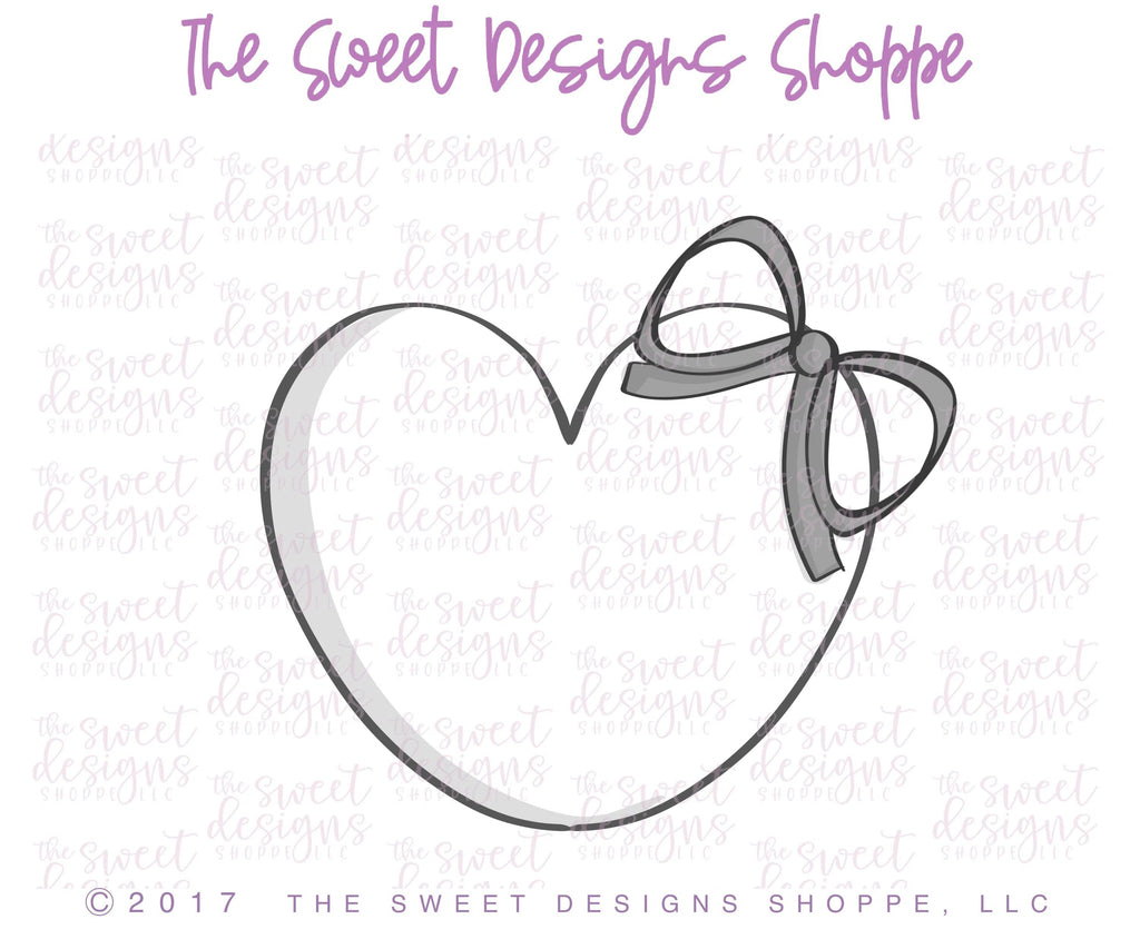 Cookie Cutters - Girly Heart v2- Cookie Cutter - Sweet Designs Shoppe - - ALL, Cookie Cutter, Heart, Love, Promocode, valentine, Valentines, Wedding