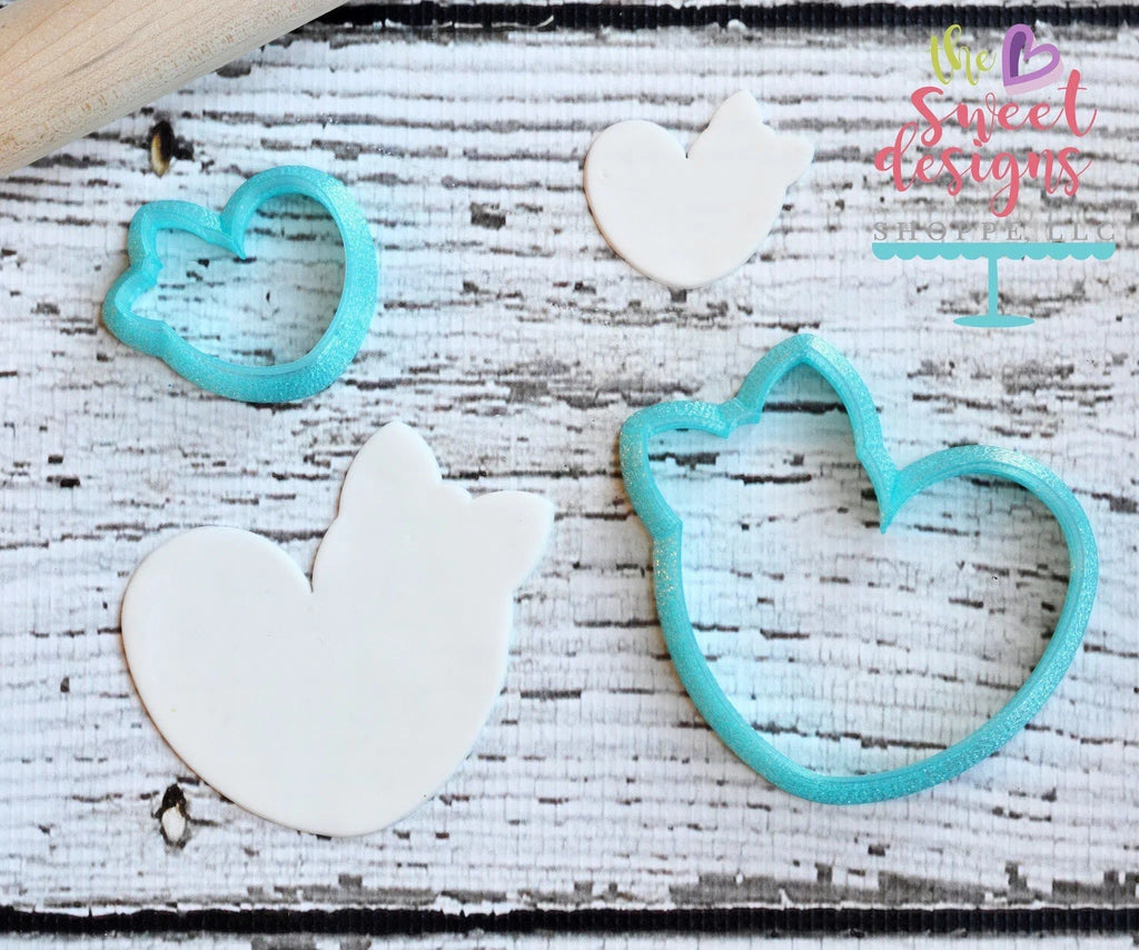 Cookie Cutters - Girly Heart v2- Cookie Cutter - The Sweet Designs Shoppe - - ALL, Cookie Cutter, Heart, Love, Promocode, valentine, Valentines, Wedding