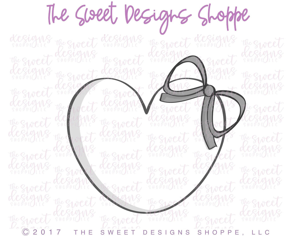 Cookie Cutters - Girly Heart v2- Cookie Cutter - The Sweet Designs Shoppe - - ALL, Cookie Cutter, Heart, Love, Promocode, valentine, Valentines, Wedding