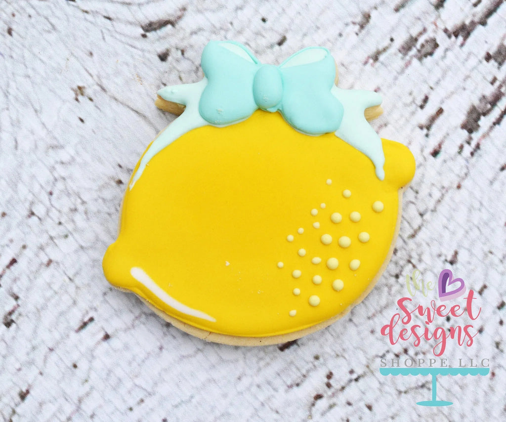 Cookie Cutters - Girly Lemon v2- Cookie Cutter - Sweet Designs Shoppe - - ALL, beverages, Cookie Cutter, Food, Food and Beverage, Food beverages, fruit, fruits, lemonade, Promocode, store