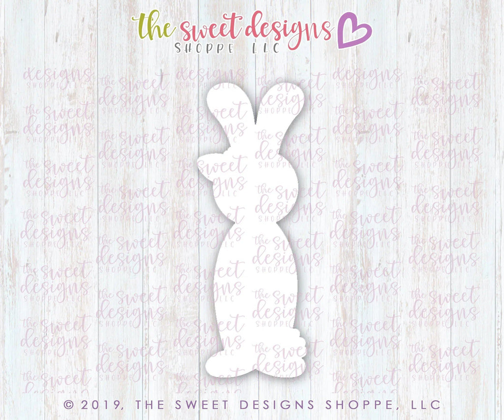 Cookie Cutters - Girly Long Bunny - Cookie Cutter - The Sweet Designs Shoppe - - ALL, Animal, Animals, Animals and Insects, Cookie Cutter, easter, Easter / Spring, Promocode