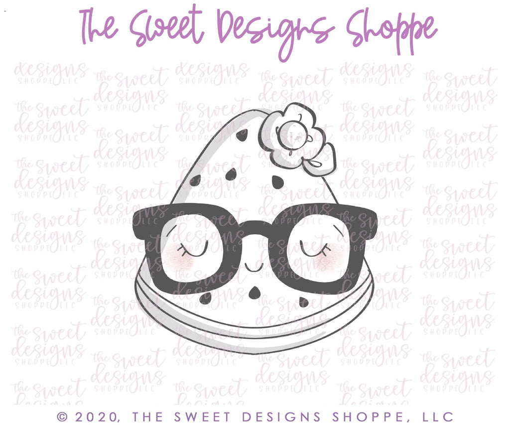 Cookie Cutters - Girly Nerdy Fruit Slide - Cookie Cutter - Sweet Designs Shoppe - - 61720, ALL, Cookie Cutter, Food, Food and Beverage, Food beverages, fruit, fruits, Promocode, Summer, watermelon