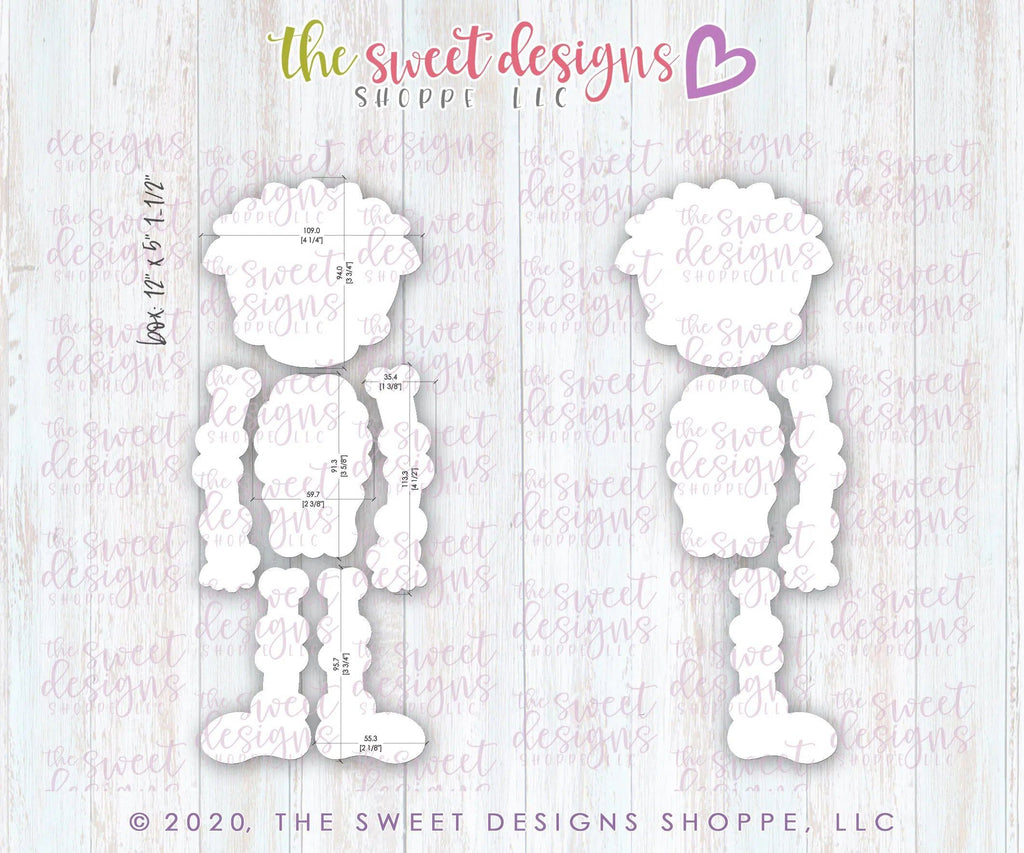 Cookie Cutters - Girly Skeleton Set - Set of 4 - Cookie Cutters - The Sweet Designs Shoppe - TSDS - - ALL,Cookie Cutter,dia de los muertos,Dia de Muertos,halloween,Halloween set,Halloween Sets,mexico,Promocode,regular sets,set,sets,STL