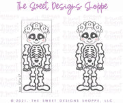 Cookie Cutters - Girly Skeleton Set - Set of 4 - Cookie Cutters - The Sweet Designs Shoppe - TSDS - - ALL,Cookie Cutter,dia de los muertos,Dia de Muertos,halloween,Halloween set,Halloween Sets,mexico,Promocode,regular sets,set,sets,STL