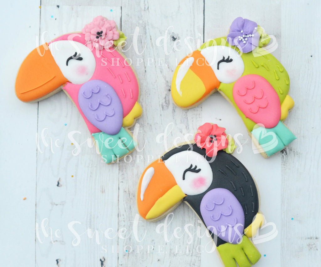 Cookie Cutters - Girly Toucan - Cookie Cutter - The Sweet Designs Shoppe - - 2019, ALL, Animal, beach, Cookie Cutter, Promocode, summer, tropical, Tucan