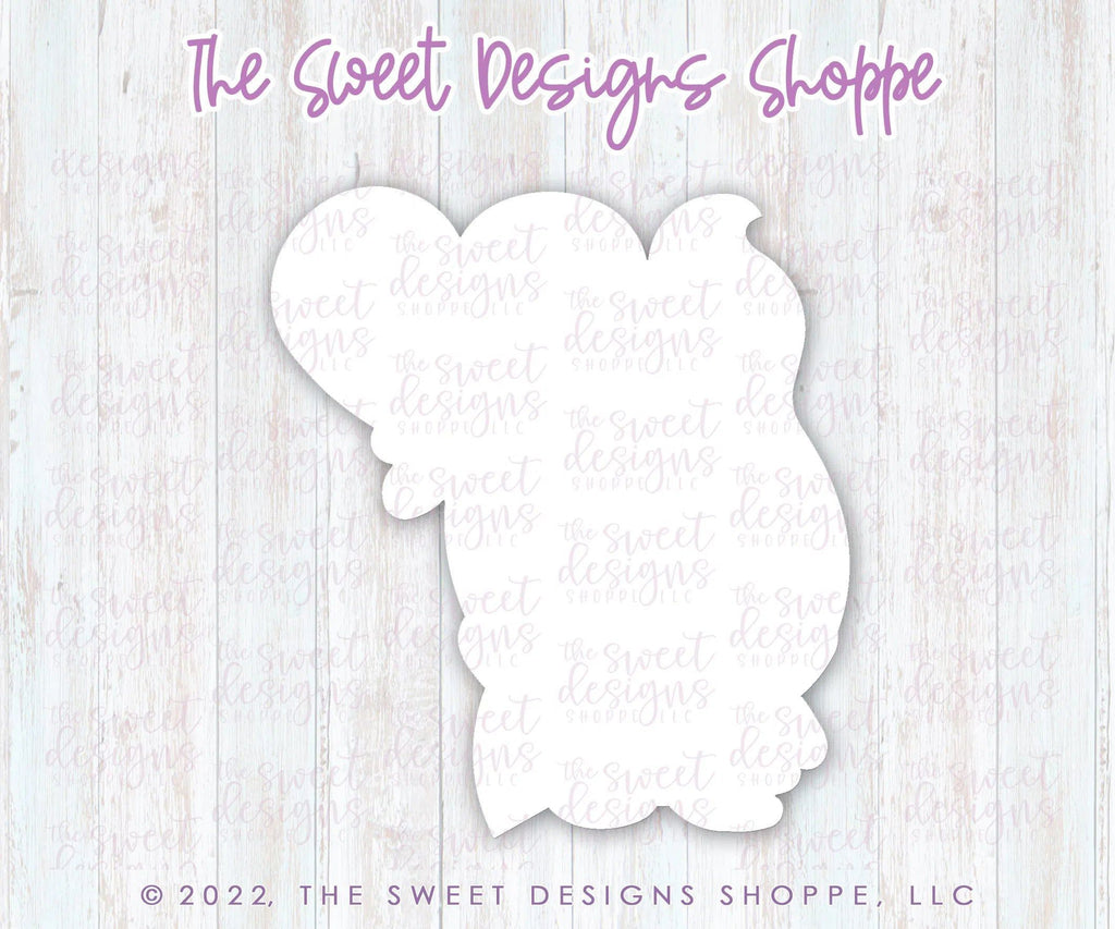 Cookie Cutters - Gnome with Heart Balloon - Cookie Cutter - The Sweet Designs Shoppe - - ALL, Cookie Cutter, gnome, kids, Kids / Fantasy, Promocode, valentine, valentines