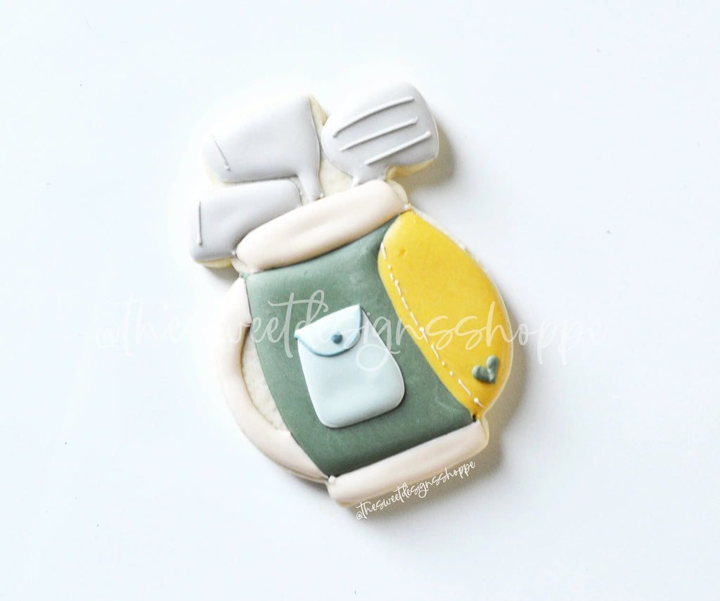Cookie Cutters - Golf Bag - Cookie Cutter - The Sweet Designs Shoppe - TSDS - - 051520,ALL,Cookie Cutter,dad,Father,Fathers Day,grandfather,hobbies,Promocode,Sport,sports