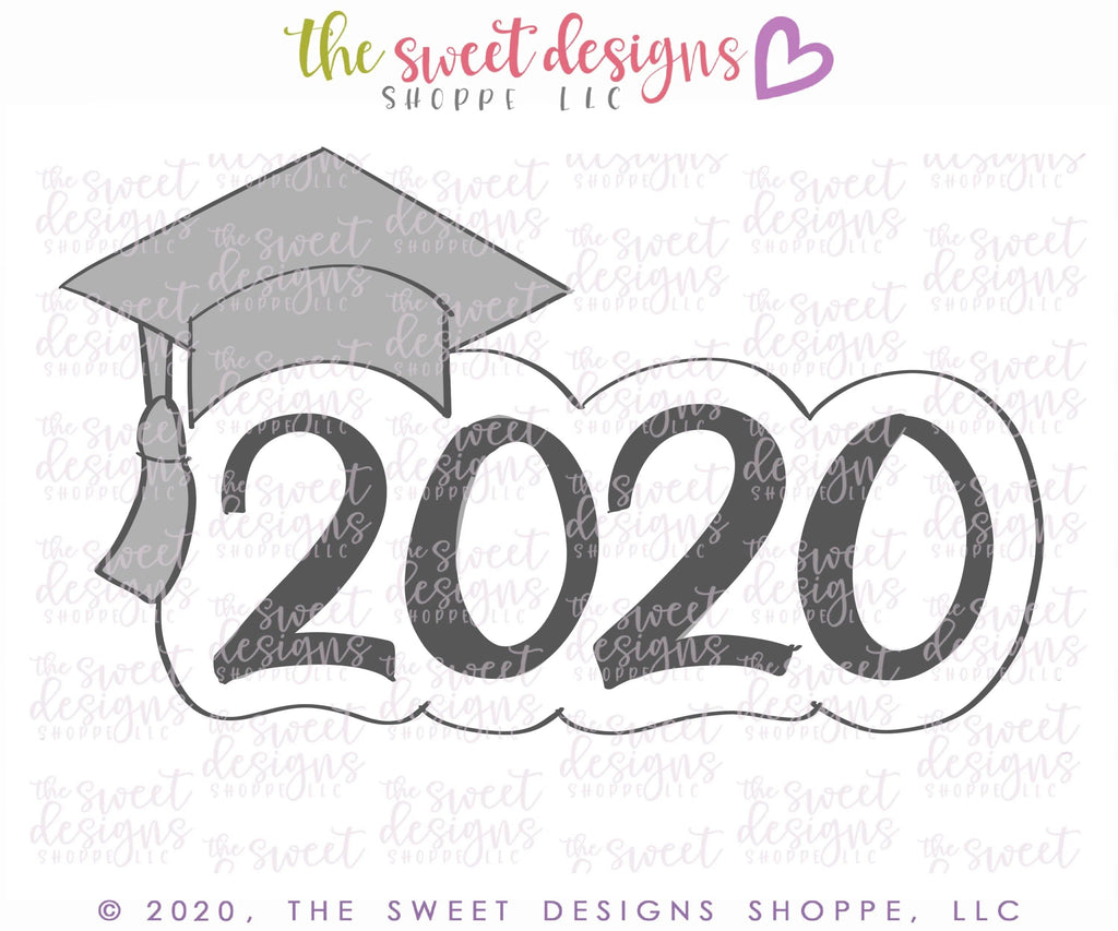 Cookie Cutters - Grad 2020 Plaque - Cookie Cutter - The Sweet Designs Shoppe - - 050320, ALL, Cookie Cutter, Food, Food and Beverage, Food beverages, Grad, Graduation, graduations, handlettering, Plaque, Plaques, PLAQUES HANDLETTERING, Promocode, School / Graduation, Sweet, Sweets