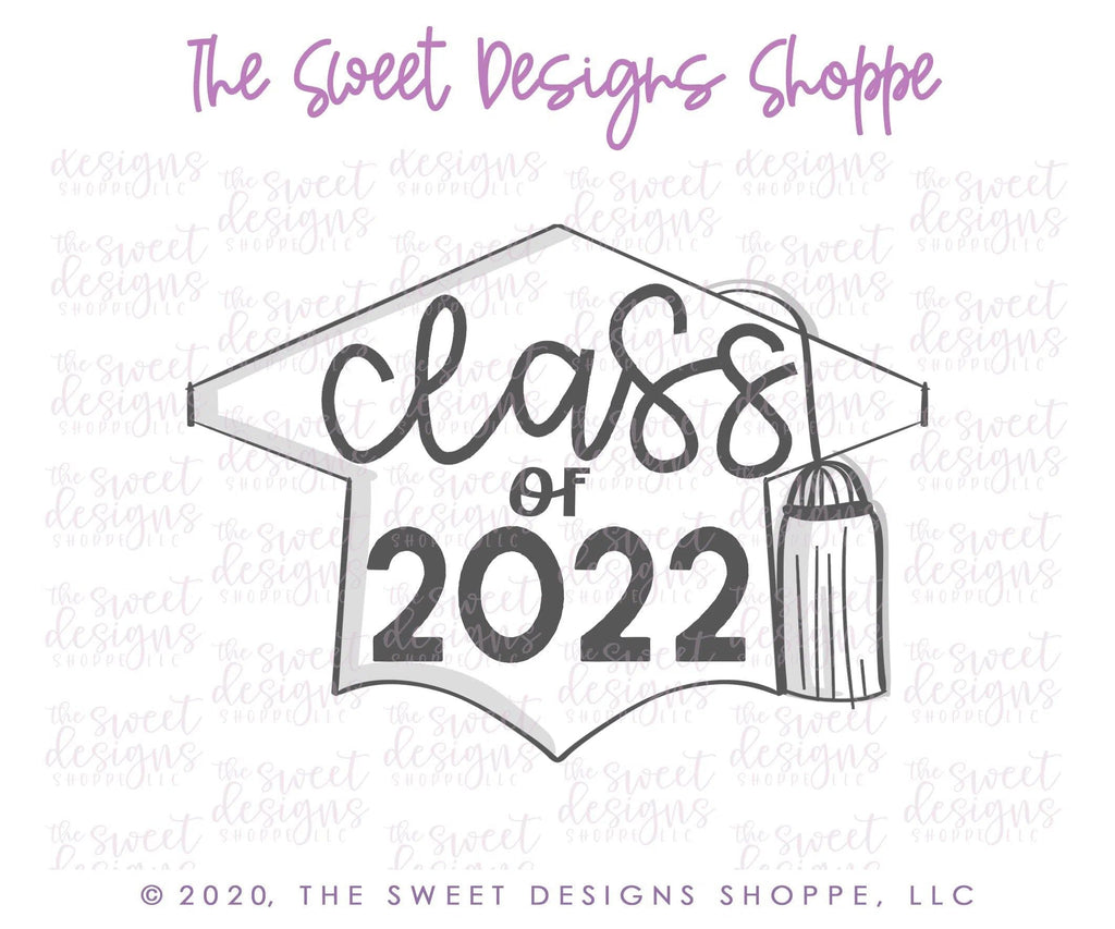 Cookie Cutters - Grad Cap 2020 - Cookie Cutter - The Sweet Designs Shoppe - - 050320, ALL, Cookie Cutter, Grad, Graduation, graduations, handlettering, Promocode, School / Graduation