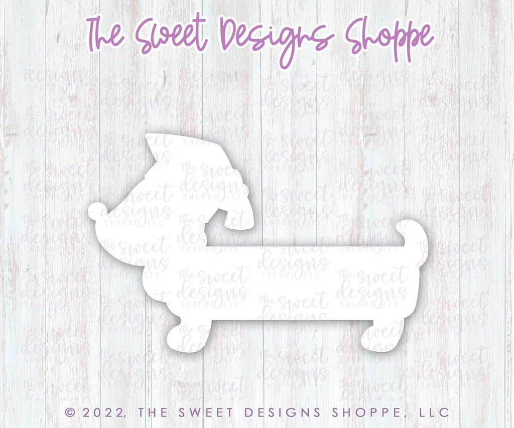 Cookie Cutters - Grad Dachshund Dog - Cookie Cutter - Sweet Designs Shoppe - - ALL, Animal, Animals, Animals and Insects, back to school, Cookie Cutter, Grad, Graduation, graduations, Promocode, School, School / Graduation