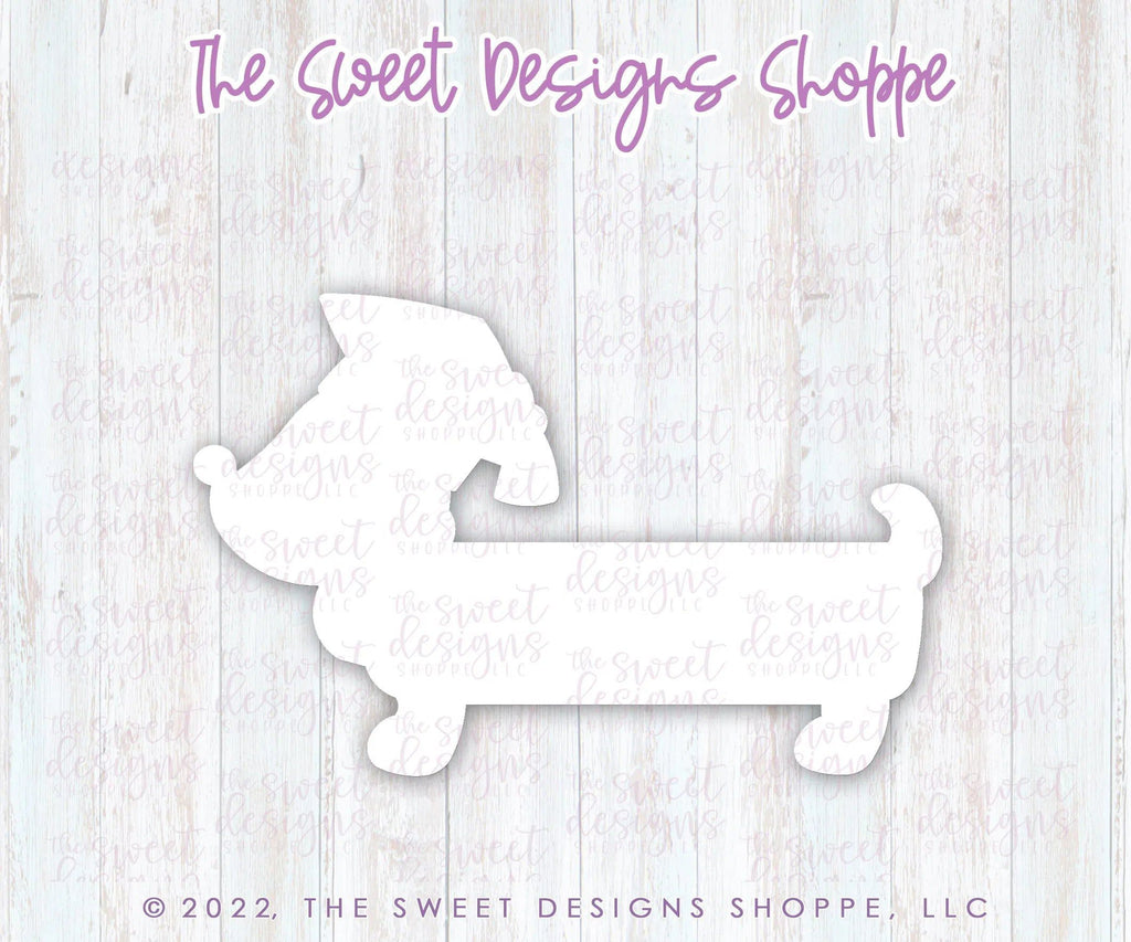 Cookie Cutters - Grad Dachshund Dog - Cookie Cutter - The Sweet Designs Shoppe - - ALL, Animal, Animals, Animals and Insects, back to school, Cookie Cutter, Grad, Graduation, graduations, Promocode, School, School / Graduation