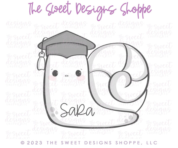 Product Type: Cookie Cutters - Name: Grad Snail - Cookie Cutter – The ...
