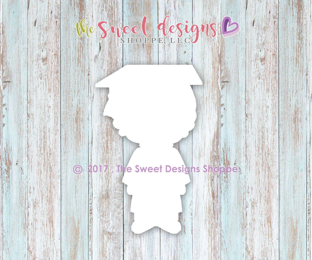 Cookie Cutters - Graduate Boy, Samuel - Cookie Cutter - The Sweet Designs Shoppe - - ALL, Boy, Child, Cookie Cutter, Grad, Graduation, graduations, Kid, Promocode, School, School / Graduation