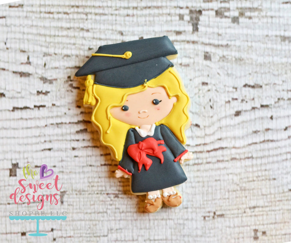 Cookie Cutters - Graduate Girl, Bayo - Cookie Cutter - Sweet Designs Shoppe - - ALL, Boy, Child, Cookie Cutter, Grad, Graduation, graduations, Kid, Promocode, School, School / Graduation
