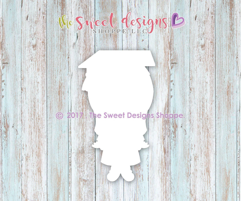 Cookie Cutters - Graduate Girl, Valeria - Cookie Cutter - The Sweet Designs Shoppe - - ALL, Boy, Child, Cookie Cutter, Grad, Graduation, graduations, Kid, Promocode, School, School / Graduation