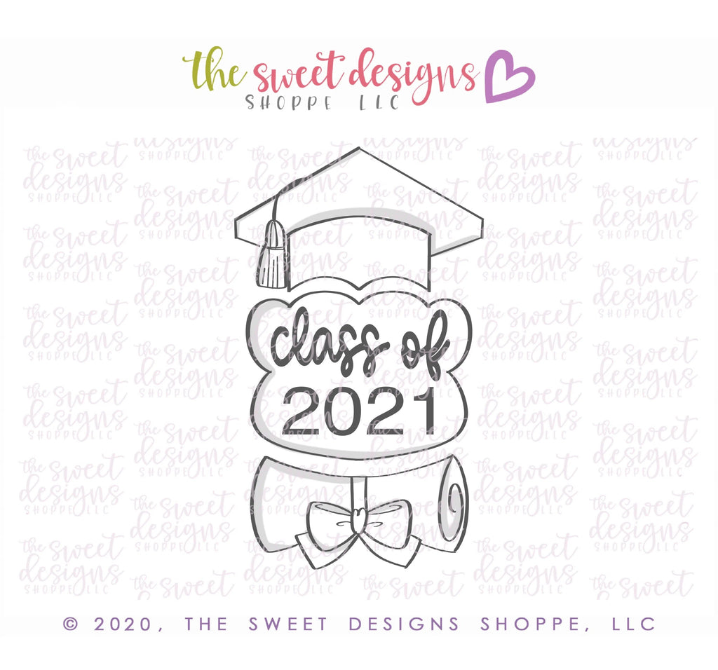 Cookie Cutters - Graduate Set 2020- Cookie Cutters - Sweet Designs Shoppe - - ALL, Cookie Cutter, Grad, Graduation, graduations, Promocode, regular sets, School / Graduation, set, sets