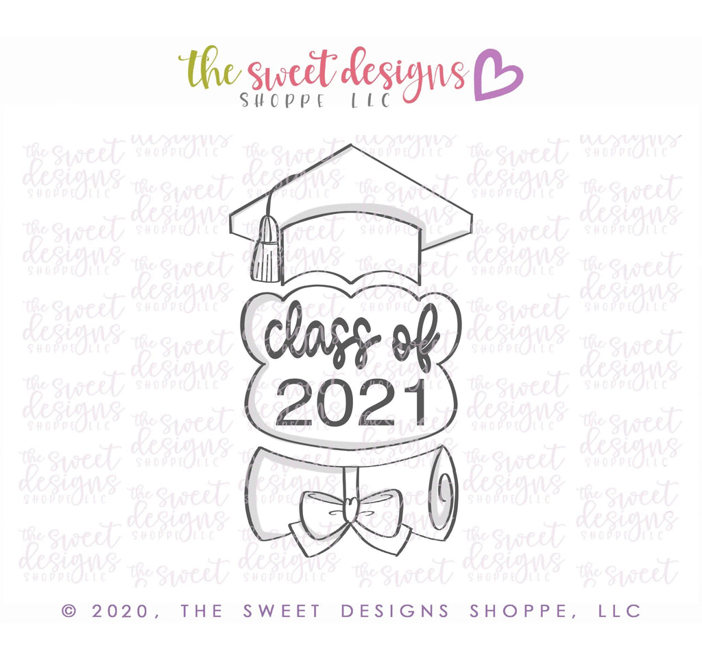 Cookie Cutters - Graduate Set 20XX - Cookie Cutters - The Sweet Designs Shoppe - TSDS - - ALL,Cookie Cutter,Grad,Graduation,graduations,Promocode,regular sets,School / Graduation,set,sets,STL