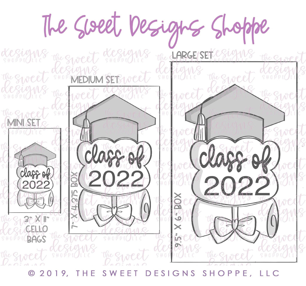 Cookie Cutters - Graduate Set 20XX - Cookie Cutters - The Sweet Designs Shoppe - TSDS - - ALL,Cookie Cutter,Grad,Graduation,graduations,Promocode,regular sets,School / Graduation,set,sets,STL