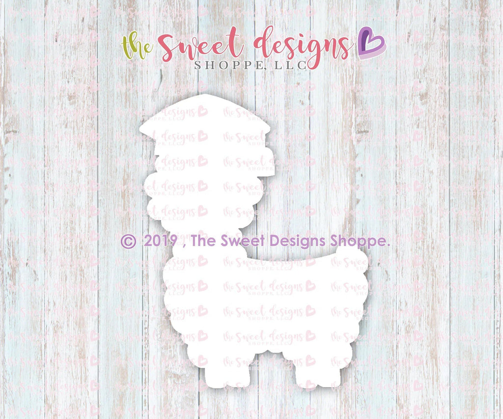 Cookie Cutters - Graduating Llilla the Llama - Cookie Cutter - The Sweet Designs Shoppe - TSDS - - ALL,Animal,Animals,Cookie Cutter,Fantasy,Grad,graduations,Llama,Promocode,School / Graduation