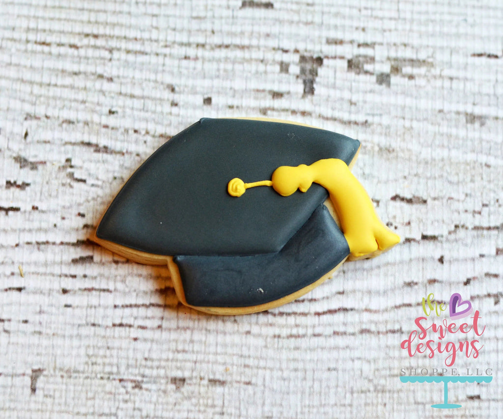 Cookie Cutters - Graduation Cap V2 - Cookie Cutter - The Sweet Designs Shoppe - - ALL, celebration, Clothing / Accessories, Cookie Cutter, Grad, graduation, graduations, Promocode, School, School / Graduation