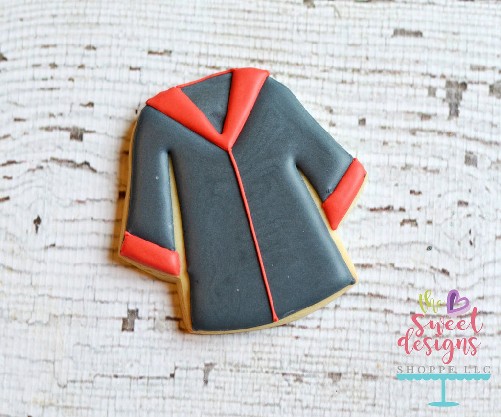 Cookie Cutters - Graduation Gown V2 - Cookie Cutter - The Sweet Designs Shoppe - TSDS - - ALL,celebration,Clothing / Accessories,Cookie Cutter,Grad,graduation,graduations,Promocode,School,School / Graduation,STL