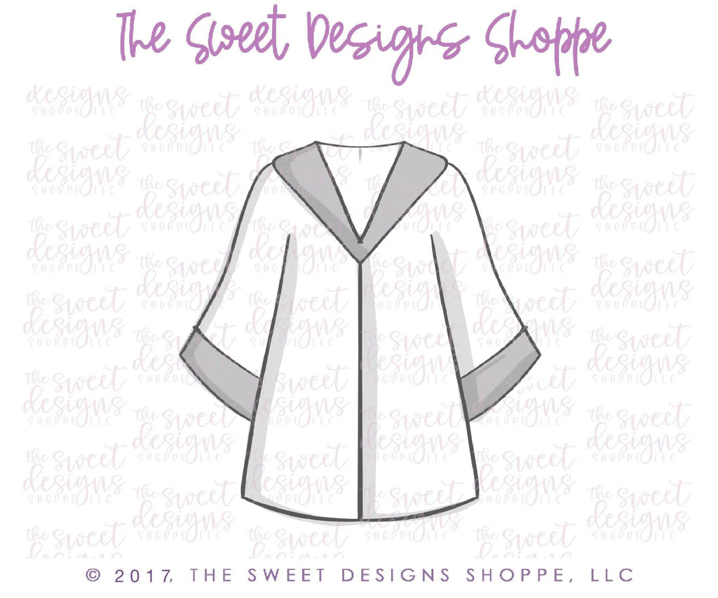 Cookie Cutters - Graduation Gown V2 - Cookie Cutter - The Sweet Designs Shoppe - - ALL, celebration, Clothing / Accessories, Cookie Cutter, Grad, graduation, graduations, Promocode, School, School / Graduation