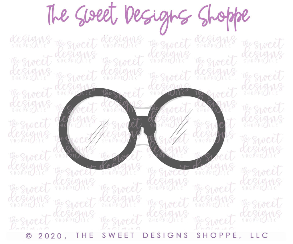 Cookie Cutters - Grandpa's Glasses - Cookie Cutter - The Sweet Designs Shoppe - TSDS - - 051520,Accesories,Accessories,accessory,ALL,Clothing / Accessories,Cookie Cutter,dad,Father,father's day,grandfather,Misc,Miscelaneous,Miscellaneous,Promocode