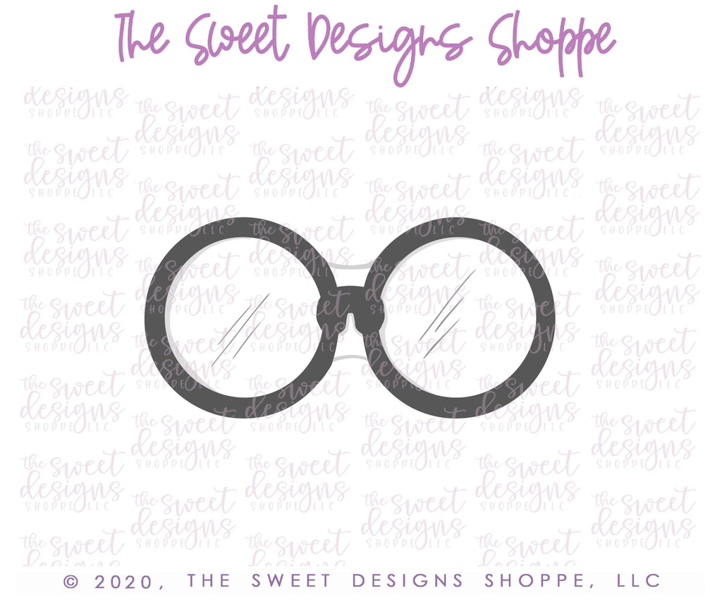 Cookie Cutters - Grandpa's Glasses - Cookie Cutter - The Sweet Designs Shoppe - - 051520, Accesories, Accessories, accessory, ALL, Clothing / Accessories, Cookie Cutter, dad, Father, father's day, grandfather, Misc, Miscelaneous, Miscellaneous, Promocode