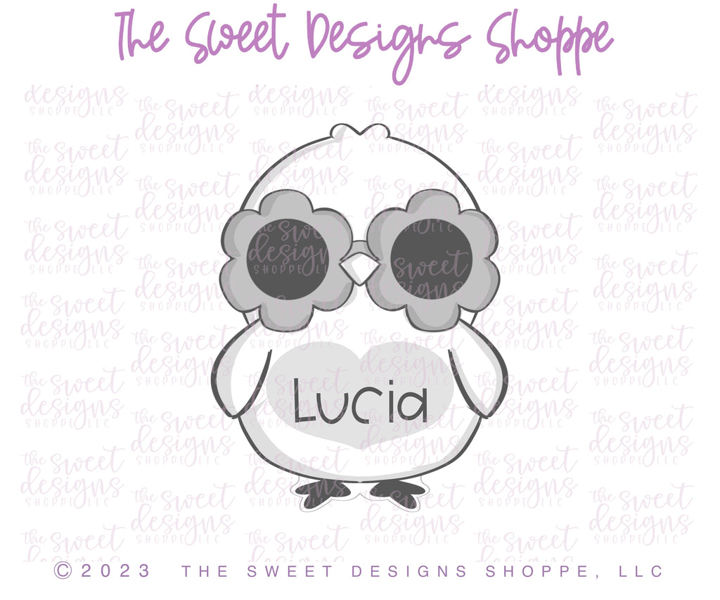 Cookie Cutters - Groovy Chick Set - Set of 2 - Cookie Cutters - The Sweet Designs Shoppe - TSDS - - ALL,Animal,Animals,Animals and Insects,Cookie Cutter,Easter,Easter / Spring,Mini Sets,Promocode,regular sets,set,STL