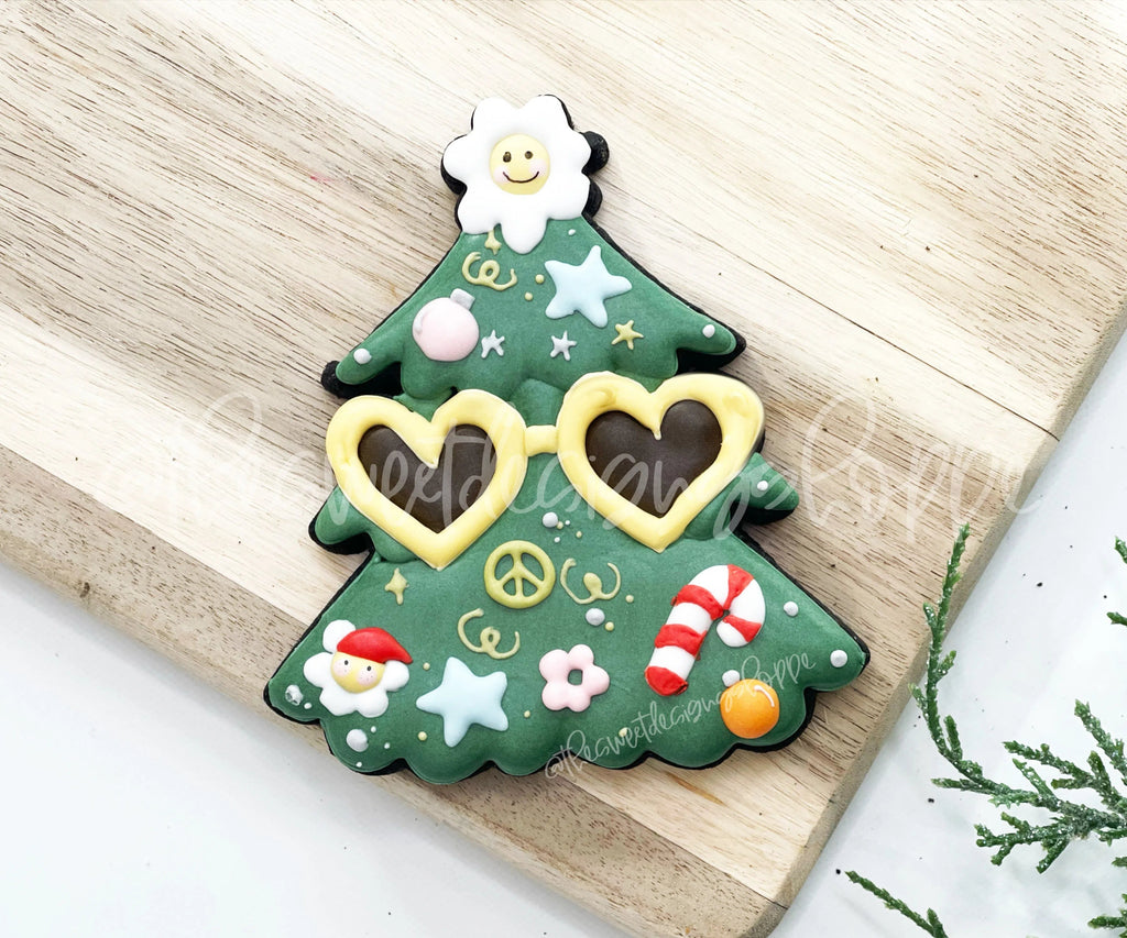 Cookie Cutters - Groovy Christmas Tree - Cookie Cutter - Sweet Designs Shoppe - - ALL, Christmas, Christmas / Winter, Christmas Cookies, Christmas Tree, Cookie Cutter, groovy, nature, Promocode, Tree