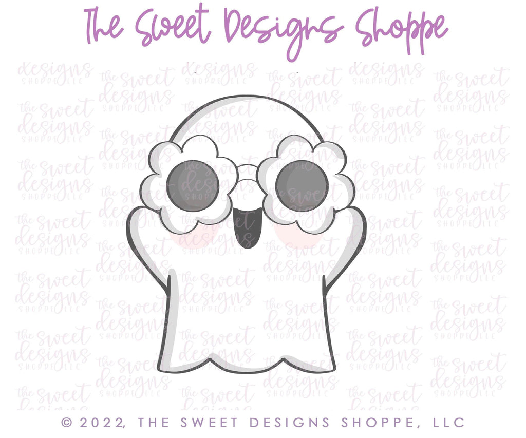 Cookie Cutters - Groovy Ghost - Cookie Cutter - The Sweet Designs Shoppe - - ALL, Boo, Cookie Cutter, Ghost, halloween, Promocode