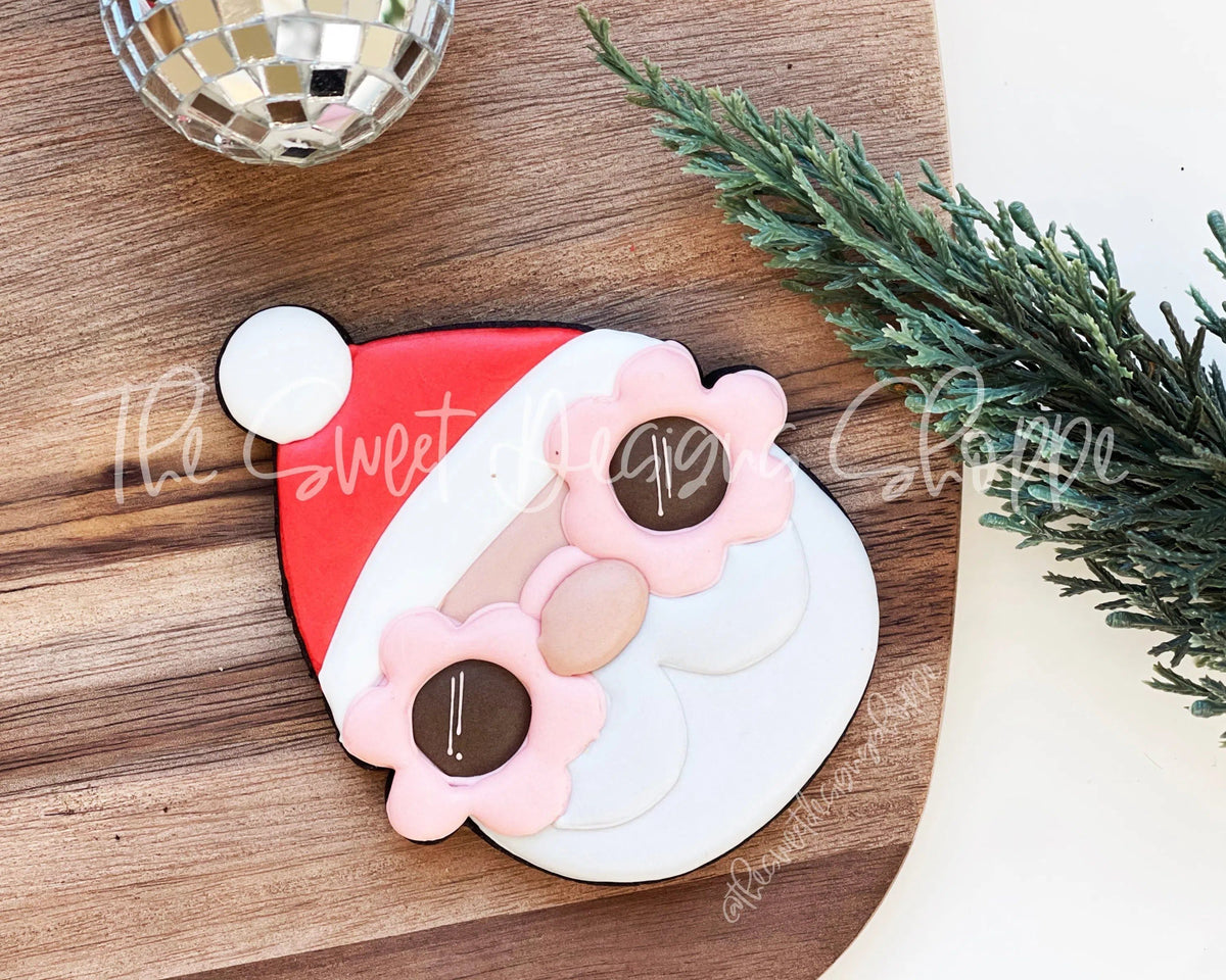 Cookie Cutters - Groovy Simple Santa Face - Cookie Cutter - The Sweet Designs Shoppe - TSDS - - ALL,Christmas,Christmas / Winter,Christmas Cookies,Cookie Cutter,groovy,home,Promocode,Santa,Santa Face,STL