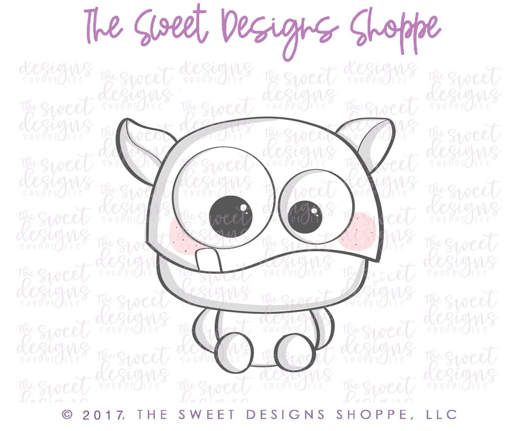 Cookie Cutters - Grumpy Monster v2- Cookie Cutter - The Sweet Designs Shoppe - TSDS - - ALL,Cookie Cutter,Fall / Halloween,halloween,Kids / Fantasy,monster,Promocode,trick or treat,Zombies,Zombies and Monsters