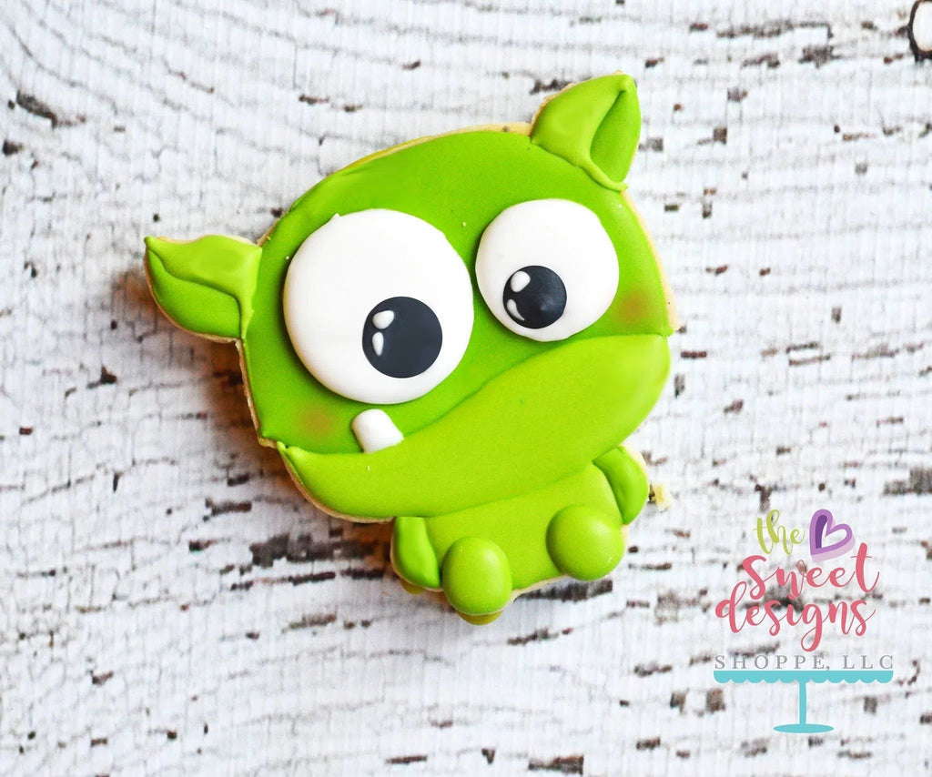 Cookie Cutters - Grumpy Monster v2- Cookie Cutter - The Sweet Designs Shoppe - TSDS - - ALL,Cookie Cutter,Fall / Halloween,halloween,Kids / Fantasy,monster,Promocode,trick or treat,Zombies,Zombies and Monsters