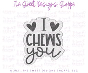 Cookie Cutters - Gumball Machine and Plaque Set - 2 Piece Set - Cookie Cutters - The Sweet Designs Shoppe - TSDS - - ALL,Cookie Cutter,Food,Food and Beverage,Food beverages,I CHEWS you Plaque,Mini Set,Mini Sets,Promocode,regular sets,set,sets,valentine,valentines