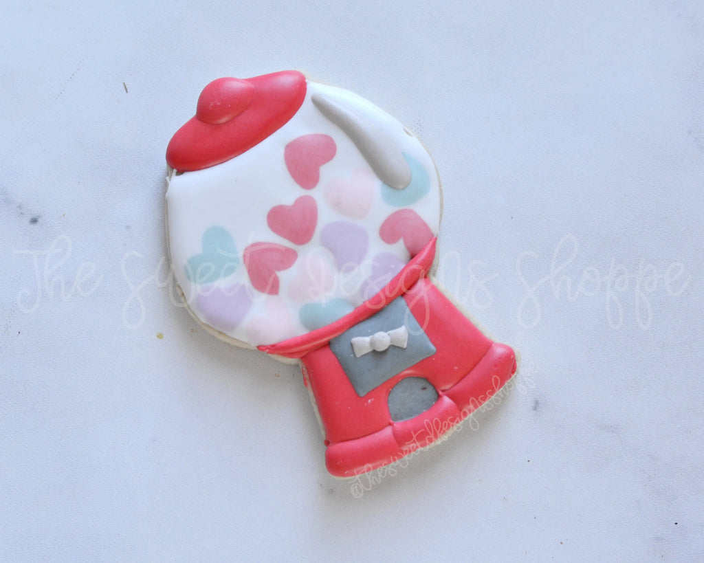 Cookie Cutters - Gumball Machine - Cookie Cutter - Sweet Designs Shoppe - - ALL, Cookie Cutter, Promocode, Sweet, Sweets, valentine, valentines