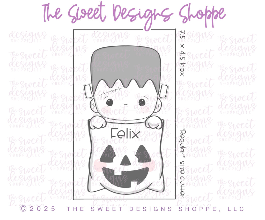 Cookie Cutters - Halloween Character Treat Bag Sets - Cookie Cutters Set - Set of 6 - Cookie Cutters - The Sweet Designs Shoppe - TSDS - - ALL,Cookie Cutter,dracula,Frankenstein,Frankestein,halloween,monster,mummy,Promocode,regular sets,set,STL,Witch