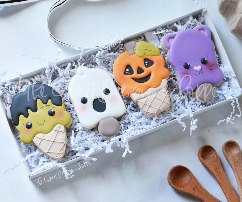 Cookie Cutters - Halloween Cold Treats Set - Cookie Cutters - The Sweet Designs Shoppe - - ALL, cone, Cookie Cutter, Fall / Halloween, Food, Food and Beverage, Food beverages, Halloween, Halloween set, Halloween Sets, ice cream, icecream, Mini Sets, pop, popscicle, Promocode, regular sets, set, Summer